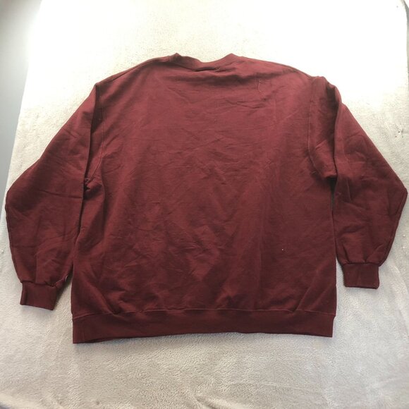 Gateway Technical College Men's Sweatshirt 3X Champion Eco Red Fleece Pullover - Picture 9 of 9
